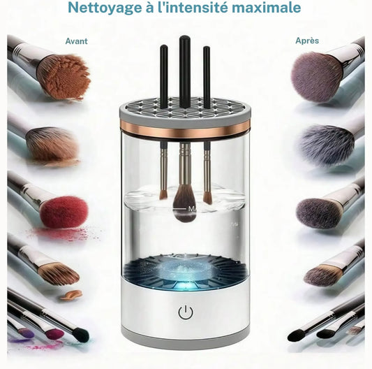Nettoyeur de Pinceaux Électrique Silkly™ - Pro Edition.